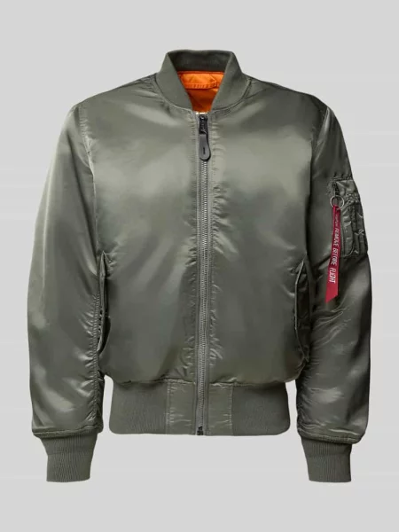 Bomberka ze stójką i z patką Alpha Industries