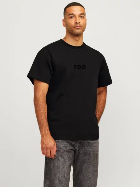 JACK & JONES Tričko čierna