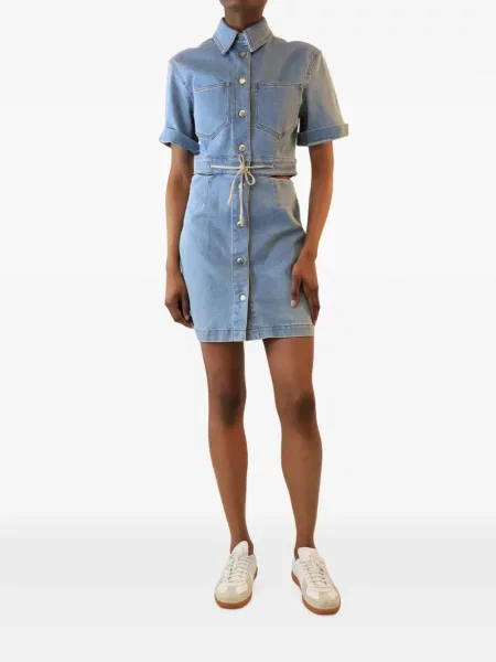 Rochie mini Nanushka albastru