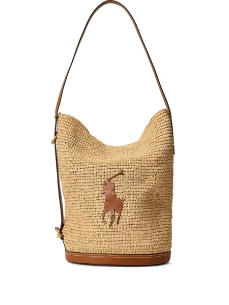 Mažas piniginė Polo Ralph Lauren apkarpytas mėlyna