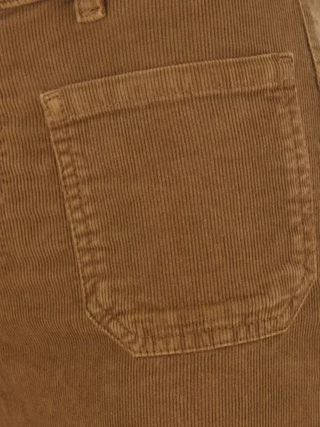 Samt hlače Ag Jeans lepršave smeđa