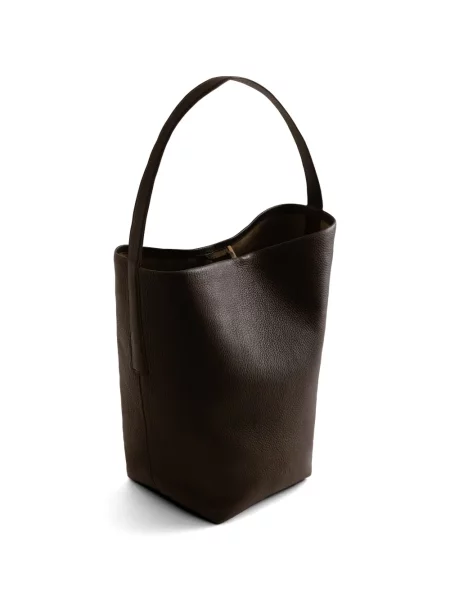 Geantă shopper Yu Mei din piele maro