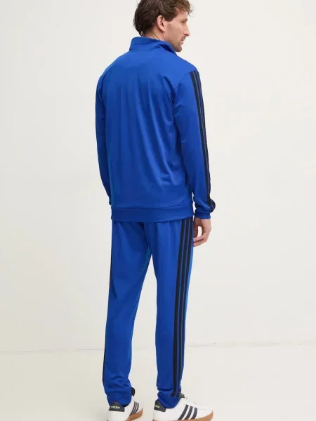 Dres adidas Sportswear Basic niebieski intensywny czysty S czarny
