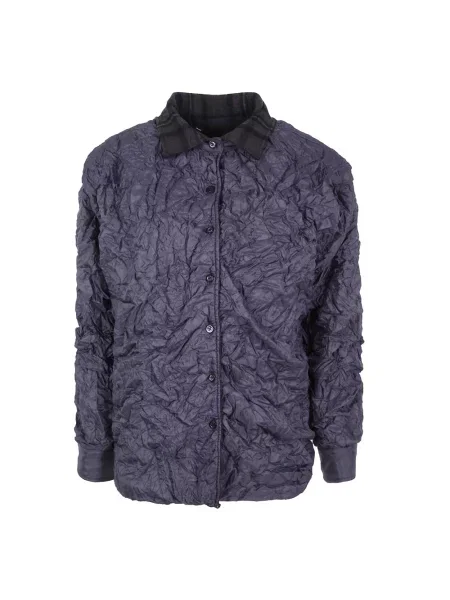 Długa kurtka Maison Margiela niebieska