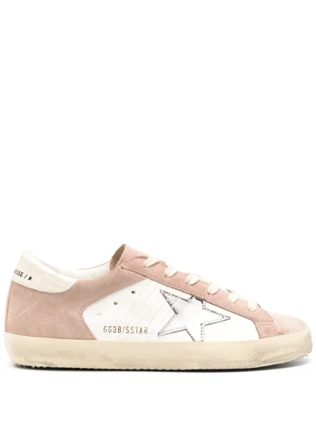 Sneakerși Golden Goose zdrențuiți auriu