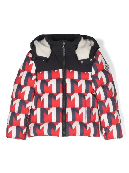Kurtka dziecięca Moncler Enfant czerwona
