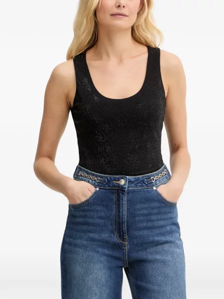 Stras top Guess negru
