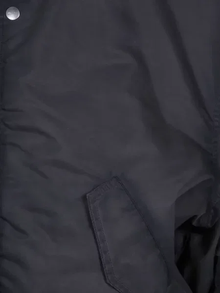 Decupat geacă bomber Rick Owens cu volane gri
