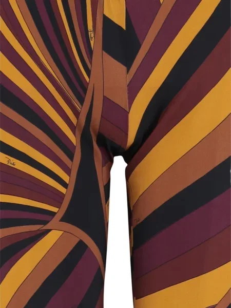 Pantaloni Pucci cu imagine negru