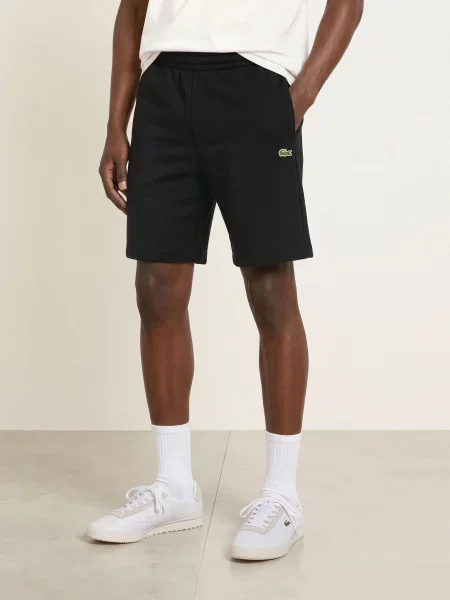 Lacoste Szorty Dresowe schwarz czarne