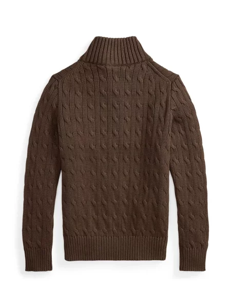 Polo Ralph Lauren sveter detský hnedá