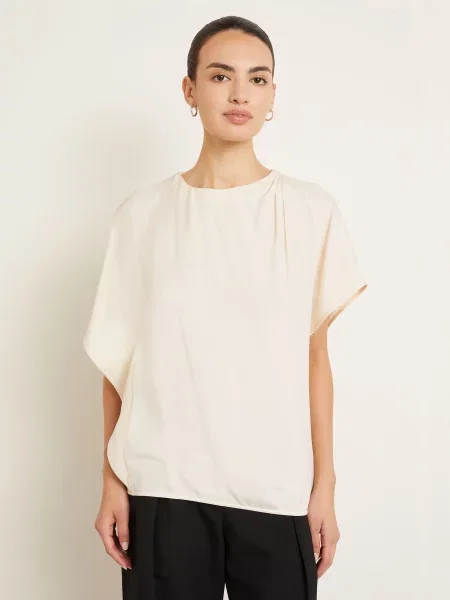 Proenza Schouler Bluzka Etta beige beżowa