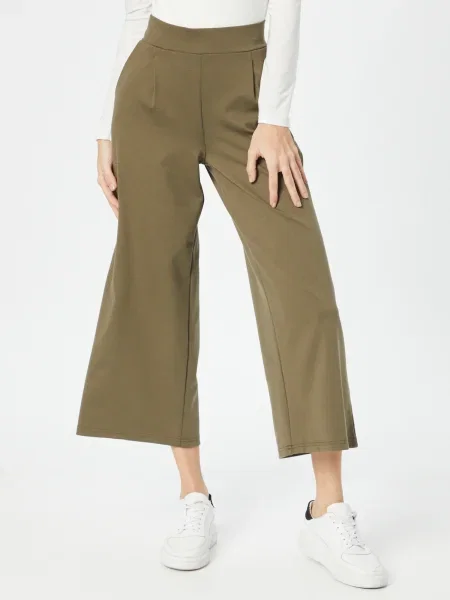 ICHI Pantaloni Kate' verde