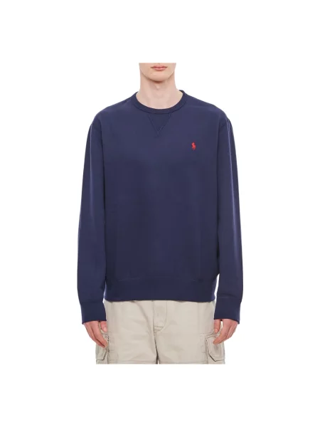 Bluza z wyhaftowanym logo Polo Ralph Lauren niebieska