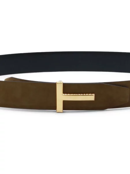 Curea Tom Ford din piele maro
