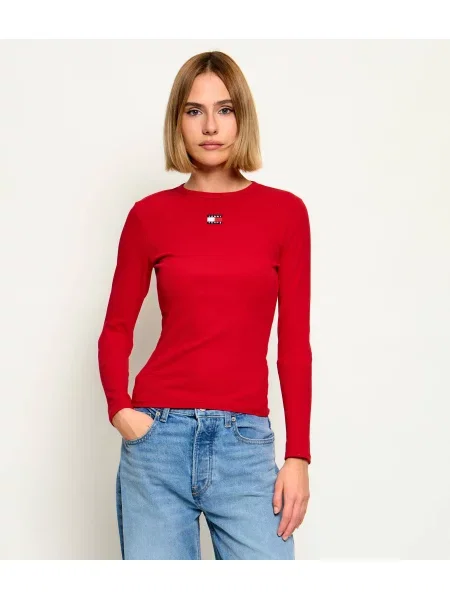 Tommy Jeans Bluză roșu
