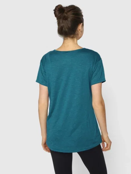 Bonprix Tricou turcoaz / galben negru