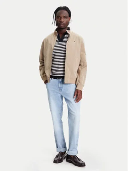 Tommy Hilfiger Bunda bomber Harrington béžová