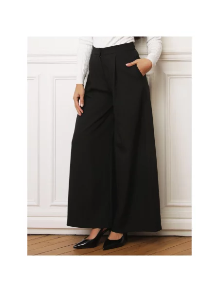 Hlače La Modeuse crna