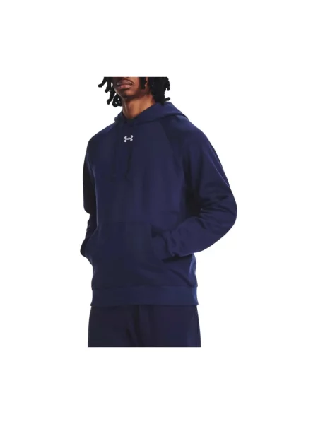 Bluza z kapturem Under Armour polarowa z kapturem niebieska
