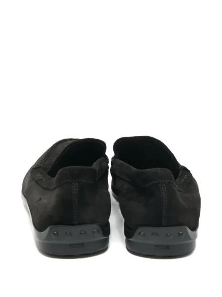 Pantofi loafer Tod's din piele de căprioară negru