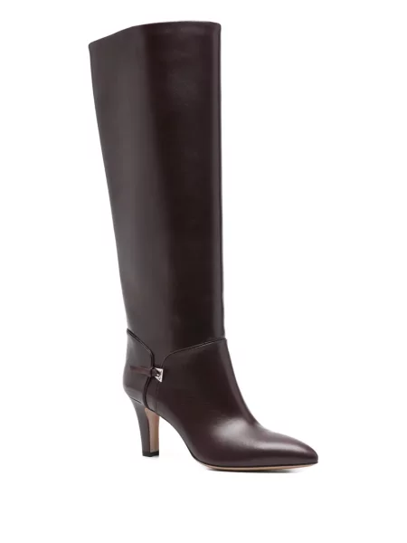 Botine Paris Texas cu cataramă roșu