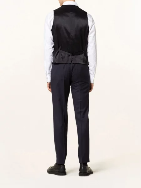 Boss Obleková Vesta Huge Slim Fit dark blue modrá