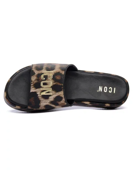 Natikače Icon s leopard uzorkom bež