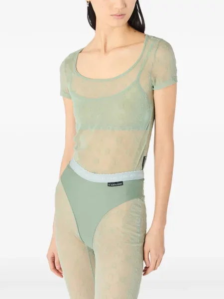 Тениска Marine Serre зелено