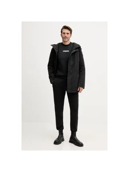 Dzianinowy sweter Colmar z nadrukiem czarny