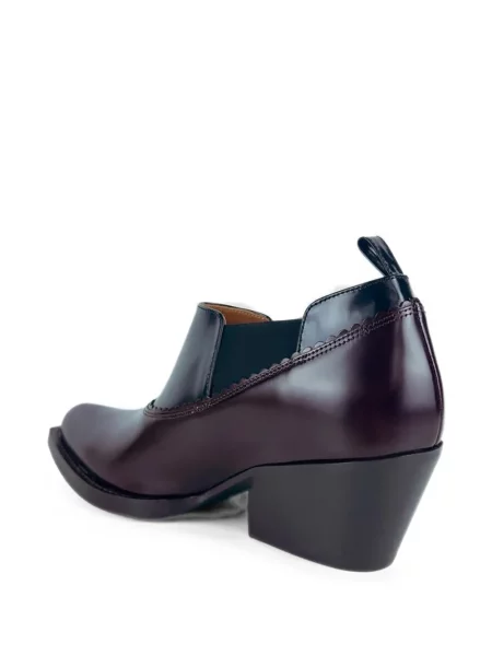 Botine Marni din piele maro