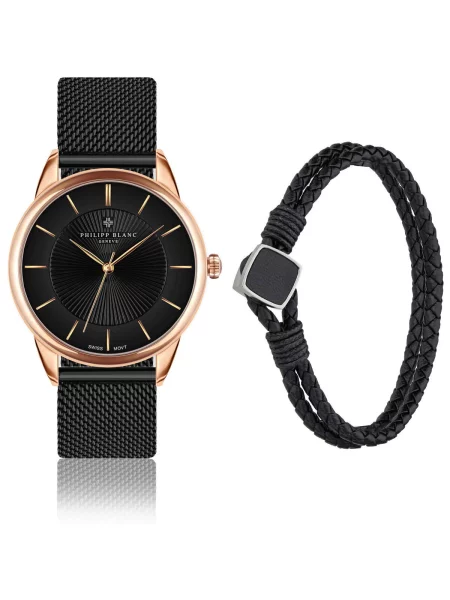 Ceas Philipp Blanc negru