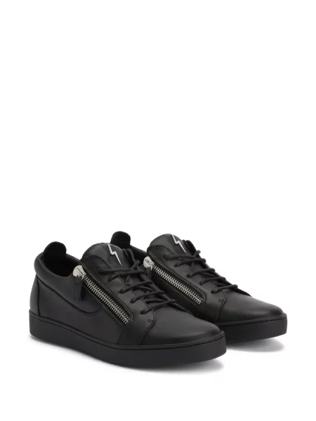 Iš natūralios odos sportbačiai Giuseppe Zanotti Frankie juoda