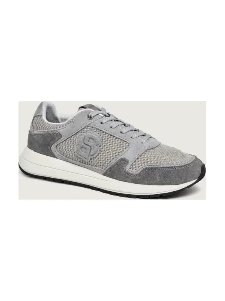 BOSS BLACK Sneakers Vinston_Runn_sdmeBB | piele întoarsă negru