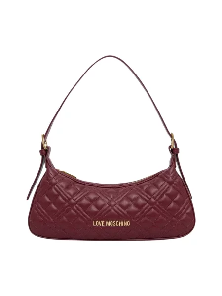 Love Moschino torebka hobo z imitacji skóry brązowa