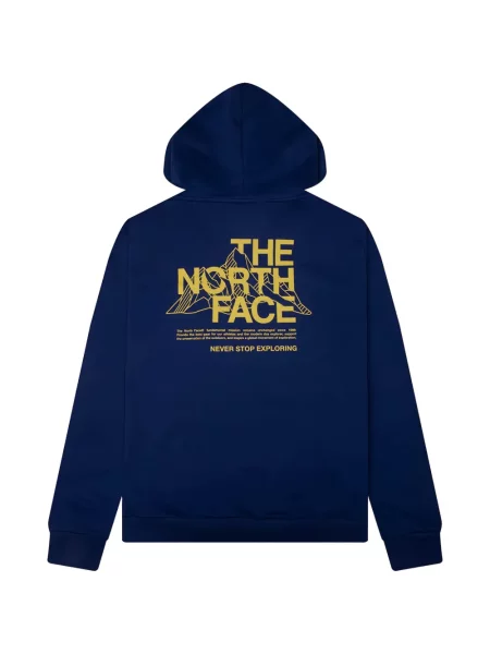 Bluza z kapturem The North Face niebieska