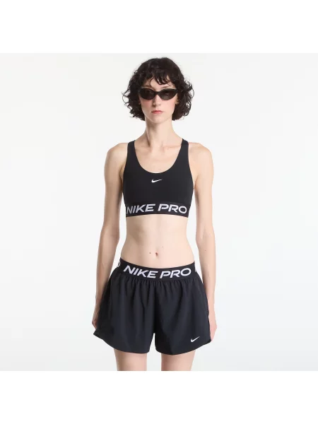 Sutien Nike Pro Light-Support Non-Padded Sports Bra Black/ White L alb
