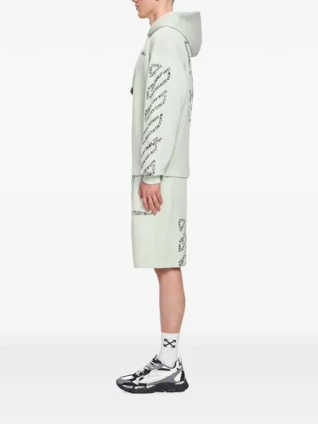 Hanorac cu glugă Off-white alb
