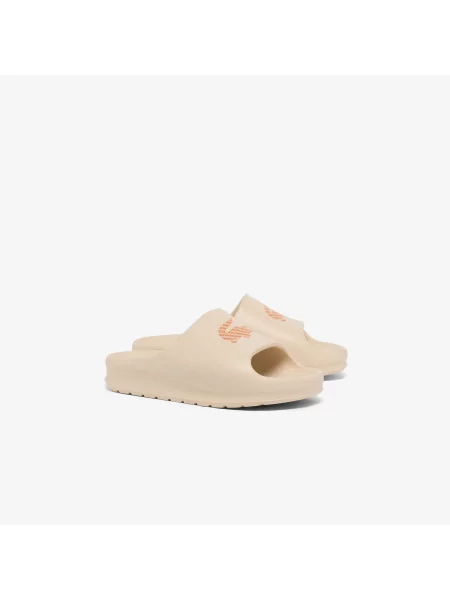 Шлепанцы Lacoste бежевые