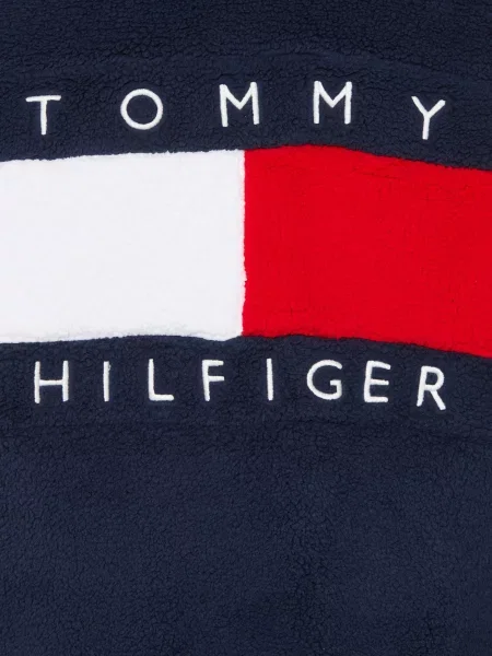 Tommy Hilfiger Kurtka Z Polaru blau biała