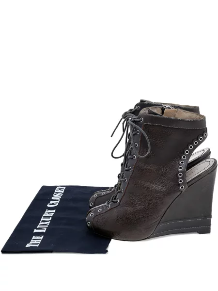 Botki Marc By Marc Jacobs skórzane brązowe