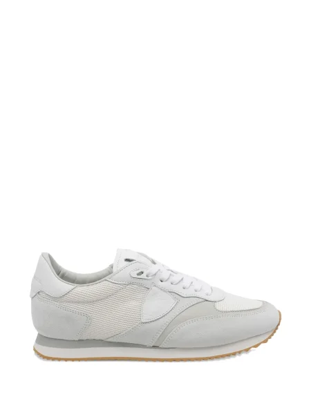 Sneakerși Philippe Model Paris din piele de căprioară alb