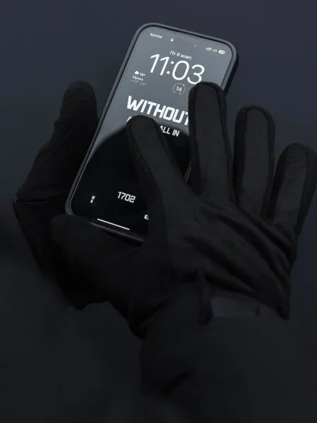 Перчатки Without черные