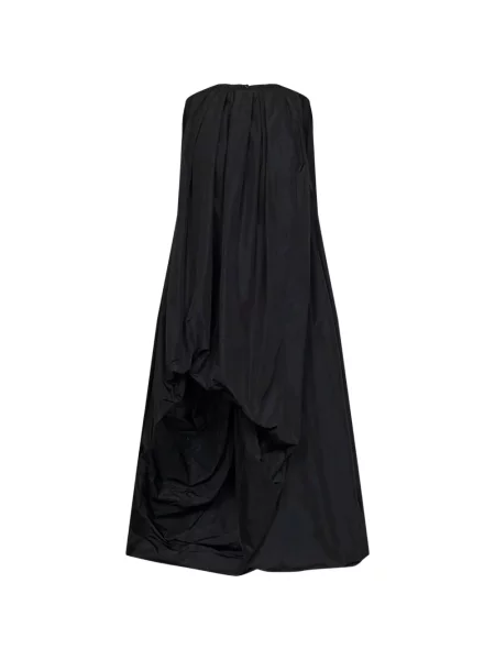 Rochie Jil Sander asimetrică negru