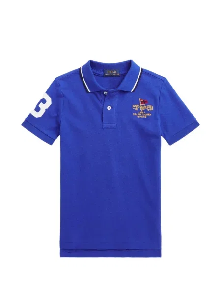Koszulka polo dziecięca Polo Ralph Lauren niebieska