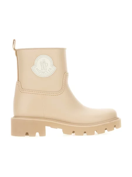 Buty do kostki Moncler beżowe