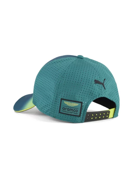 Lifestylowa czapka z daszkiem PUMA × ASTON MARTIN ARAMCO TEAM Akcesoria Lux OSFA zielony