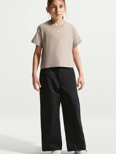 Nike tričko detské Sportswear Essential béžová