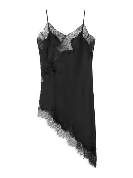 Top Mango cu perle negru