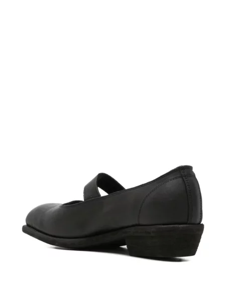 Remenčić loaferice Guidi sa kopčom crna